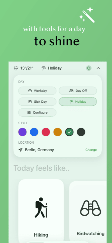 JourDo on iPhone — tools for a day to shine