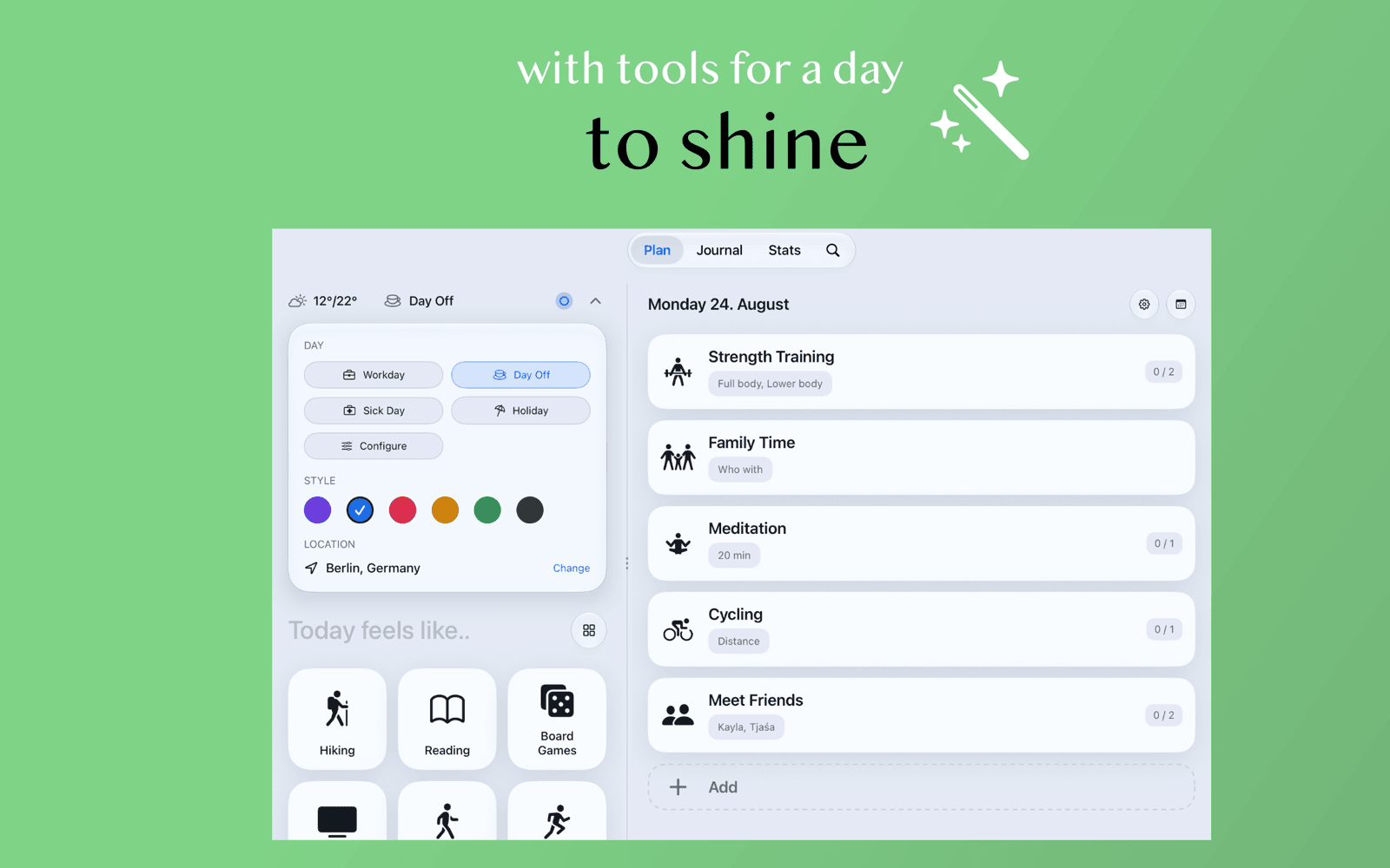 JourDo on Mac — tools for a day to shine